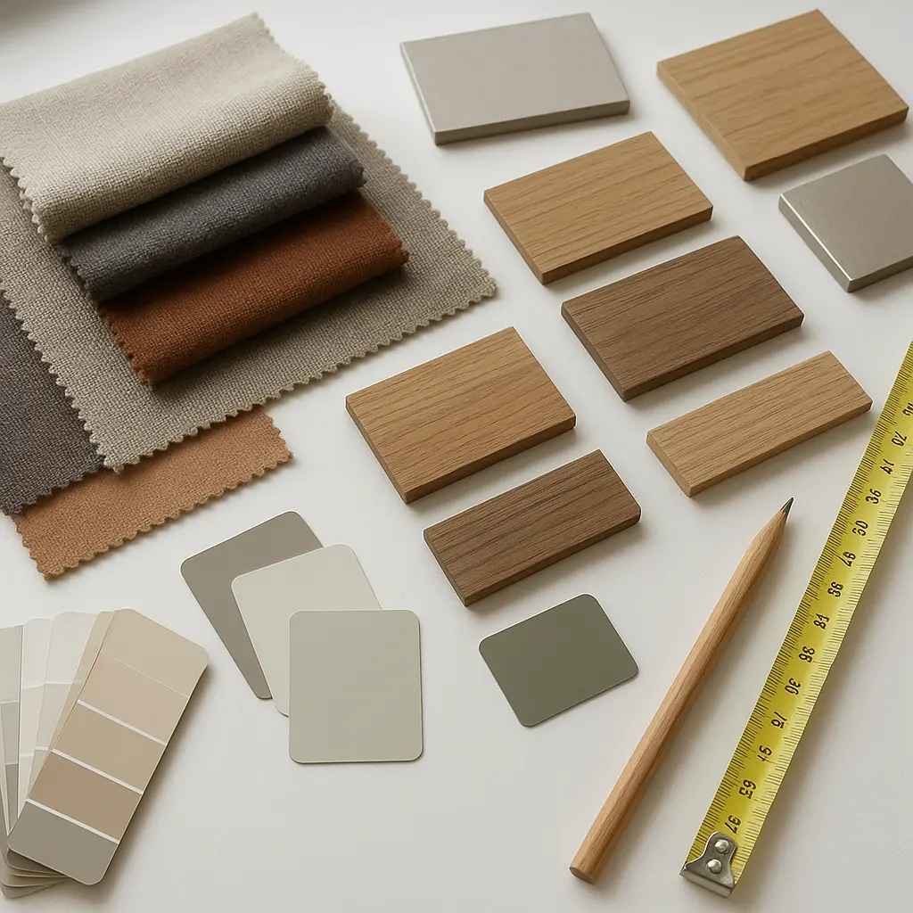 Moodboard und Materialauswahl im Interior Design
